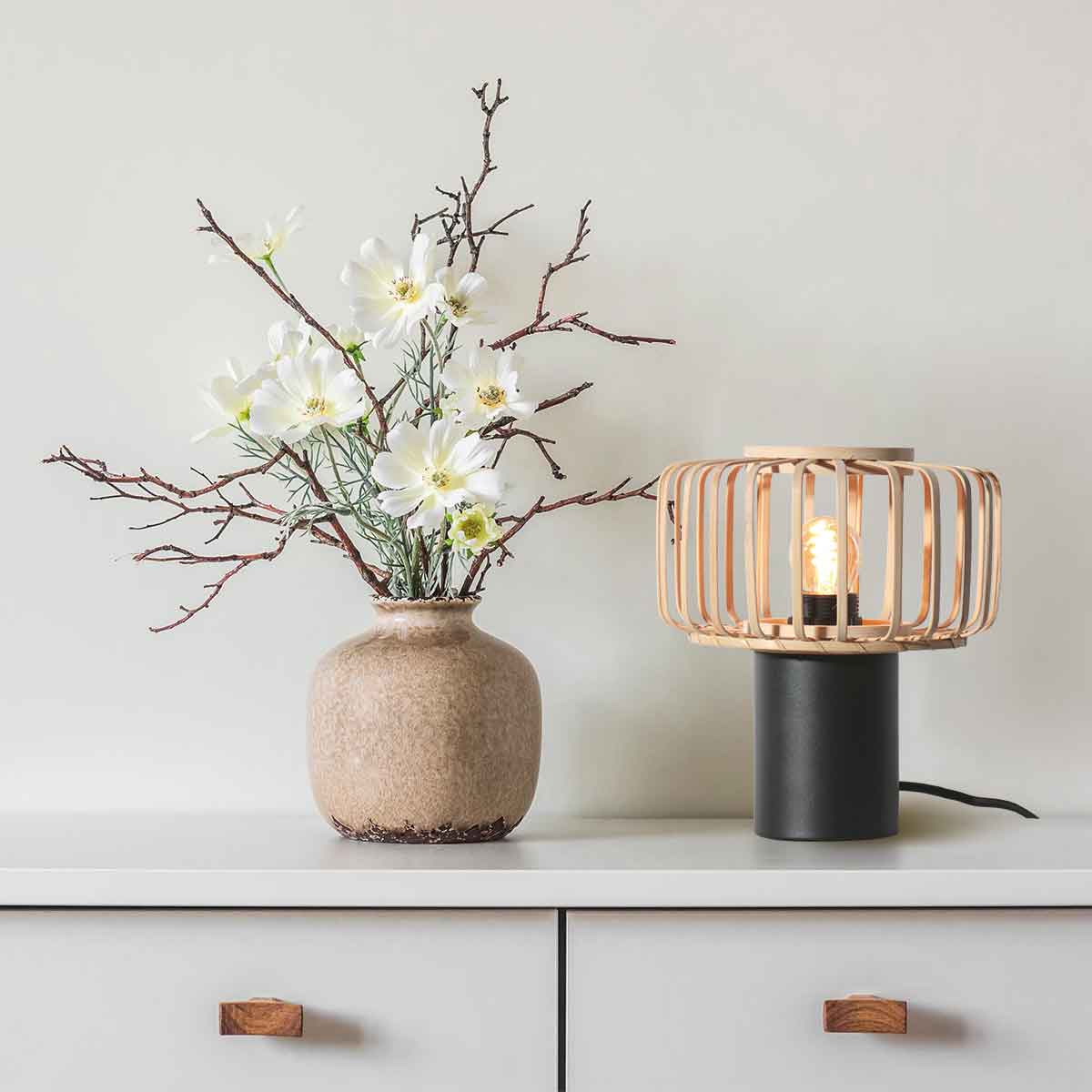 steinhauer-tafellamp-bloeba-naturel-bamboemetaal-ø20cm-e27-4143zw-2