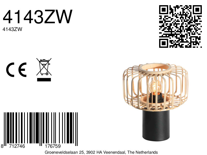 steinhauer-tafellamp-bloeba-naturel-bamboemetaal-ø20cm-e27-4143zw-8a
