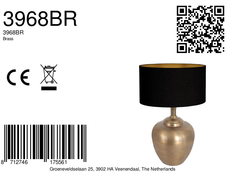 steinhauer-tafellamp-brass-brons-linnenmetaal-ø40cm-e27-3968br-8a