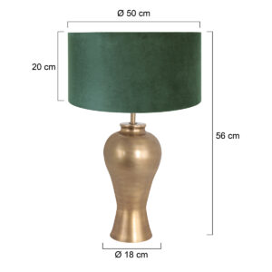 steinhauer-tafellamp-brass-brons-linnenmetaal-ø50cm-e27-3969br-7