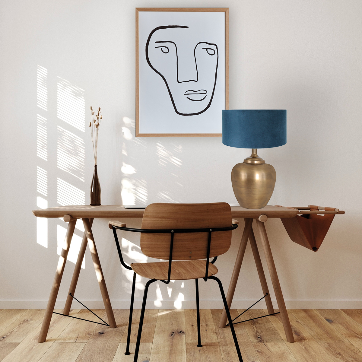 steinhauer-tafellamp-brass-brons-metaal-ø25cm-e27-3307br-2