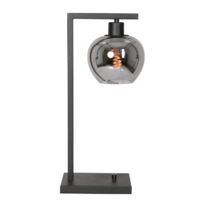 steinhauer-tafellamp-lotus-zwart-glasmetaalsmokeglas-kleurglas-lamp-e27-3651zw-16