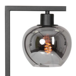 steinhauer-tafellamp-lotus-zwart-glasmetaalsmokeglas-kleurglas-lamp-e27-3651zw-4