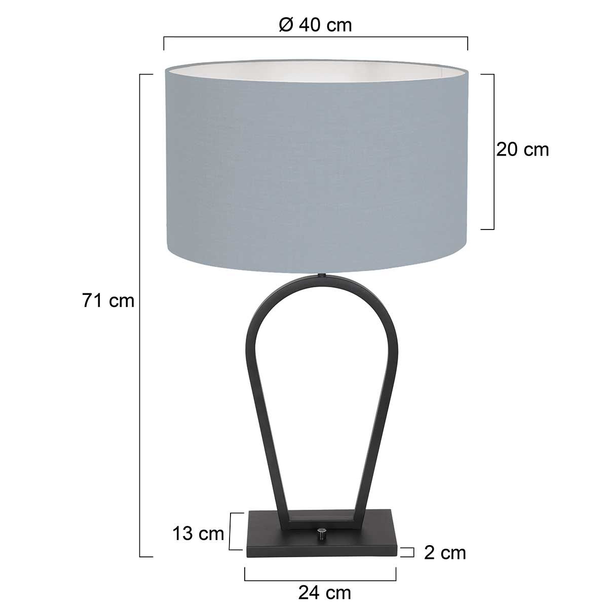 steinhauer-tafellamp-stang-zwart-linnenmetaal-ø40cm-e27-3935zw-7