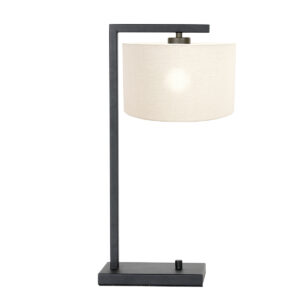 steinhauer-tafellamp-stang-zwart-linnenmetaal-schemerlamp-e27-7120zw-1