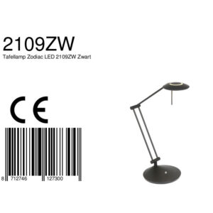 steinhauer-tafellamp-zodiacled-zwart-kunststofmetaal-ø18cm-led-2109zw-8a