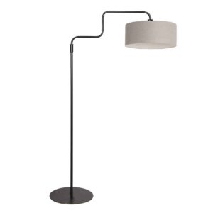 steinhauer-vloerlamp-bloeba-grijszwart-metaalstof-ø40cm-e27-4163zw-0