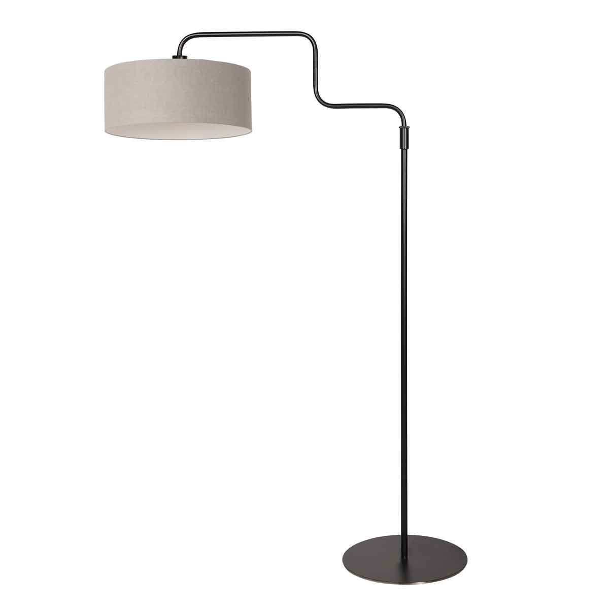 steinhauer-vloerlamp-bloeba-grijszwart-metaalstof-ø40cm-e27-4163zw-1