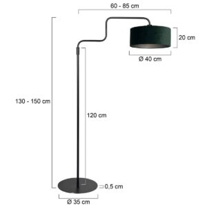 steinhauer-vloerlamp-bloeba-groenzwart-metaalveloursstof-ø40cm-e27-4165zw-7