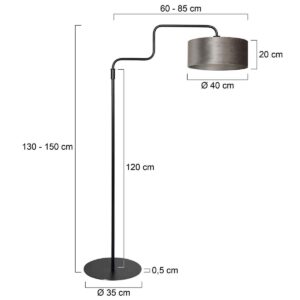 steinhauer-vloerlamp-bloeba-zilverzwart-metaalveloursstof-ø40cm-e27-4167zw-7
