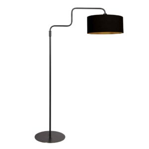steinhauer-vloerlamp-bloeba-zwart-linnenmetaal-ø40cm-e27-4161zw-0