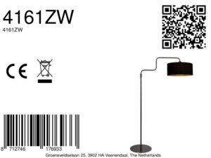 steinhauer-vloerlamp-bloeba-zwart-linnenmetaal-ø40cm-e27-4161zw-8a