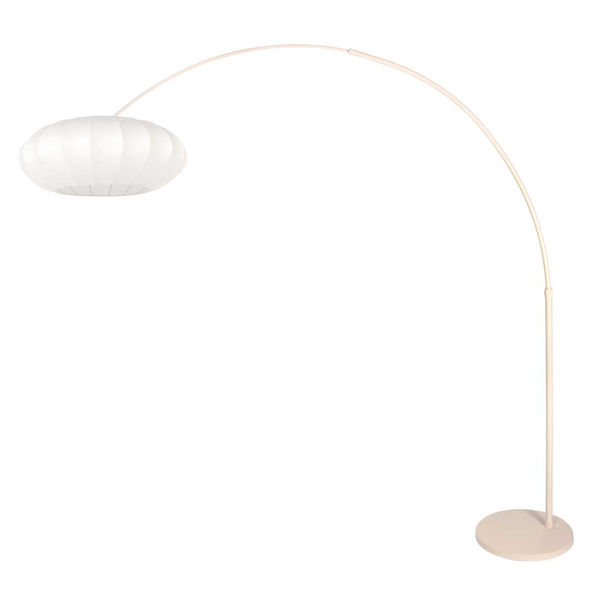 steinhauer-vloerlamp-sparkledlight-beigewit-metaalstof-booglamp-e27-4318cr-1