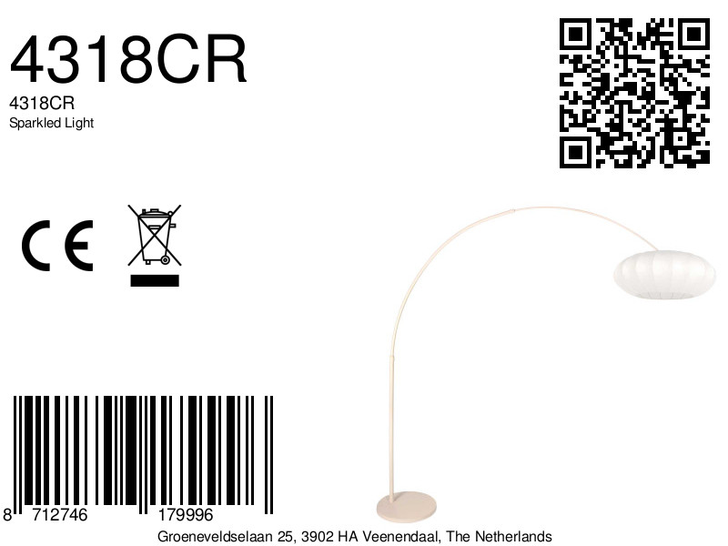 steinhauer-vloerlamp-sparkledlight-beigewit-metaalstof-booglamp-e27-4318cr-8a