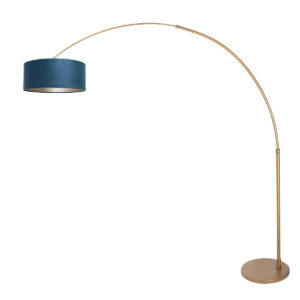 steinhauer-vloerlamp-sparkledlight-blauwbrons-metaalveloursstof-booglamp-e27-4307br-1