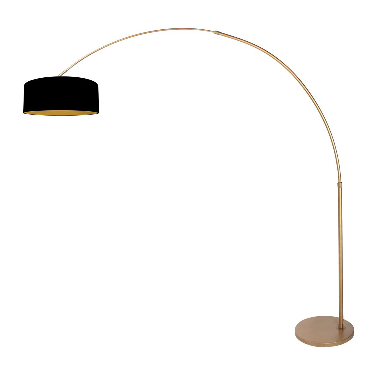 steinhauer-vloerlamp-sparkledlight-bronszwart-linnenmetaal-booglamp-e27-4306br-1