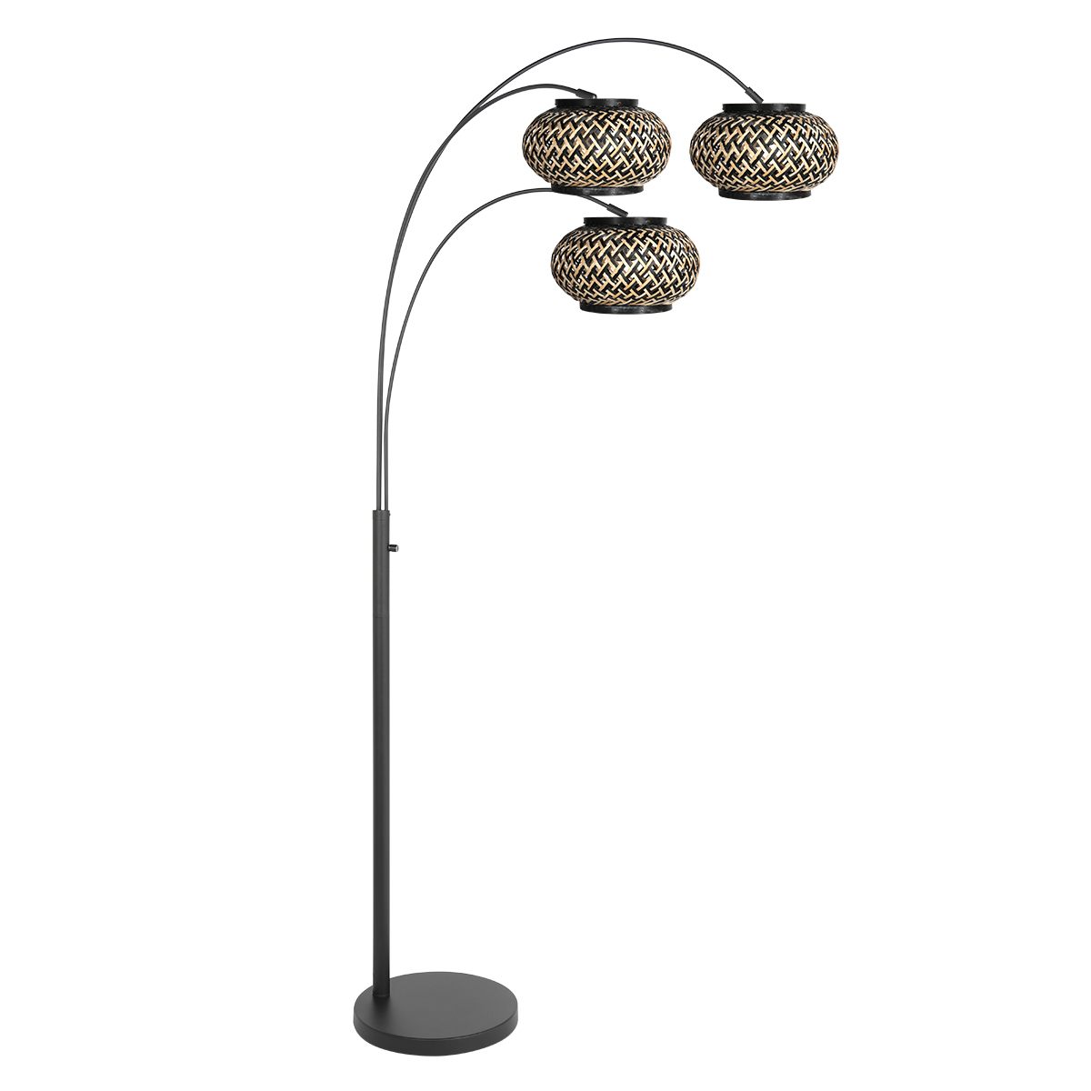 steinhauer-vloerlamp-sparkledlight-naturelzwart-bamboemetaal-booglamp-e27-4494zw-0