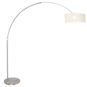 steinhauer-vloerlamp-sparkledlight-staal-linnenmetaal-booglamp-e27-9679st-1