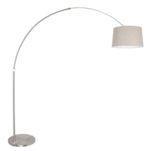 steinhauer-vloerlamp-sparkledlight-staal-metaalstof-booglamp-e27-9676st-0