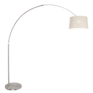 steinhauer-vloerlamp-sparkledlight-staal-metaalstof-booglamp-e27-9676st-1
