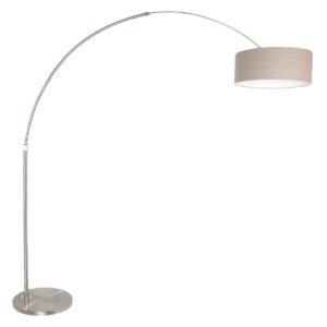 steinhauer-vloerlamp-sparkledlight-staal-metaalstof-booglamp-e27-9904st-0