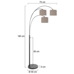 steinhauer-vloerlamp-sparkledlight-zwart-linnenmetaal-booglamp-e27-3826zw-7