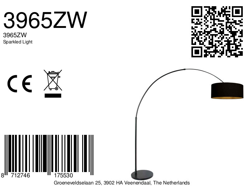 steinhauer-vloerlamp-sparkledlight-zwart-linnenmetaal-booglamp-e27-3965zw-8a