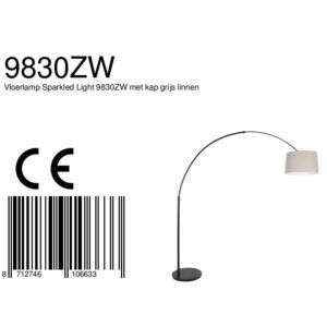 steinhauer-vloerlamp-sparkledlight-zwart-linnenmetaal-booglamp-e27-9830zw-8a