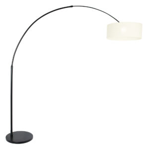 steinhauer-vloerlamp-sparkledlight-zwart-linnenmetaal-booglamp-e27-9899zw-1