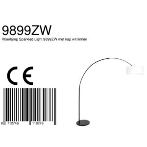 steinhauer-vloerlamp-sparkledlight-zwart-linnenmetaal-booglamp-e27-9899zw-8a