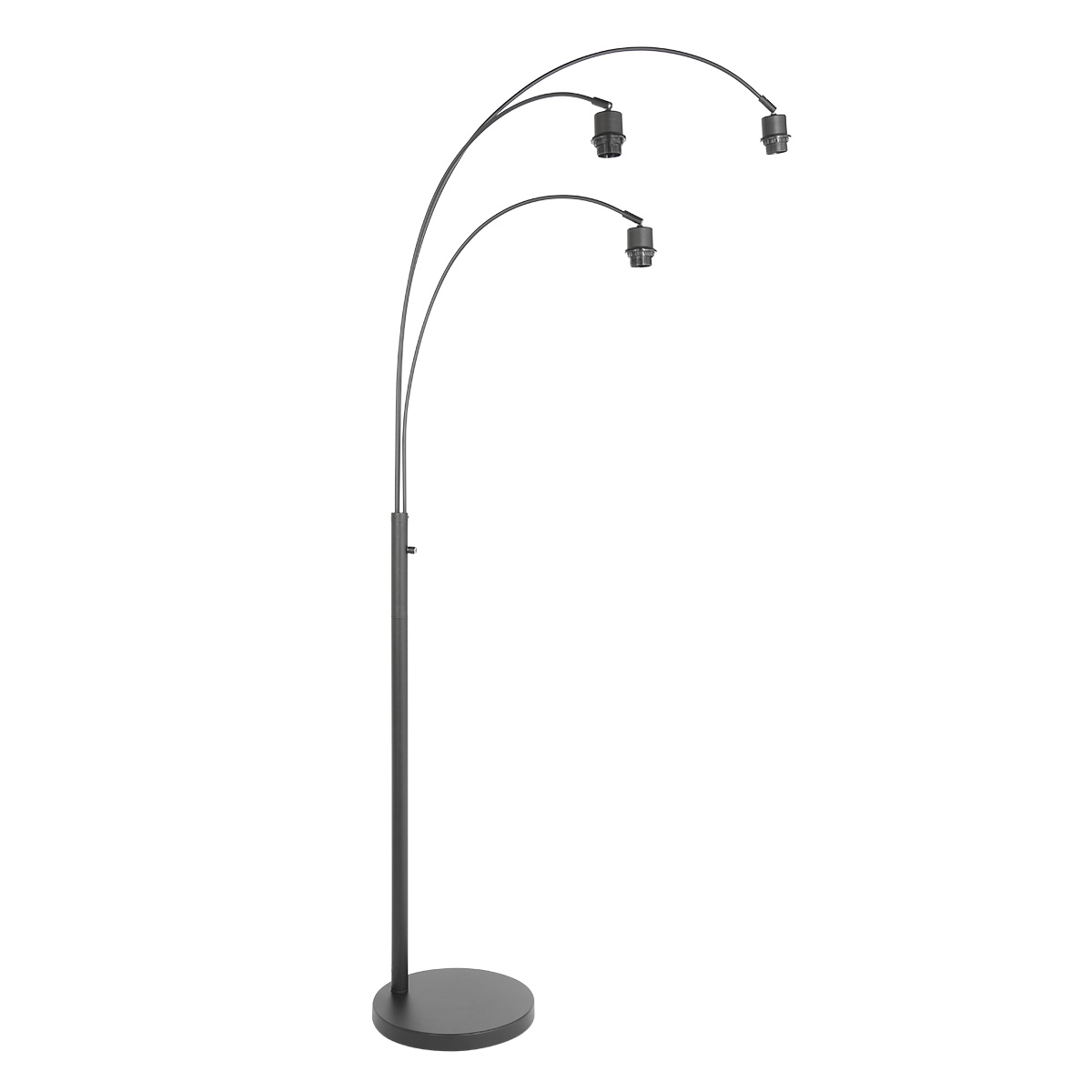 steinhauer-vloerlamp-sparkledlight-zwart-metaal-lossearmatuur-e27-3821zw-0