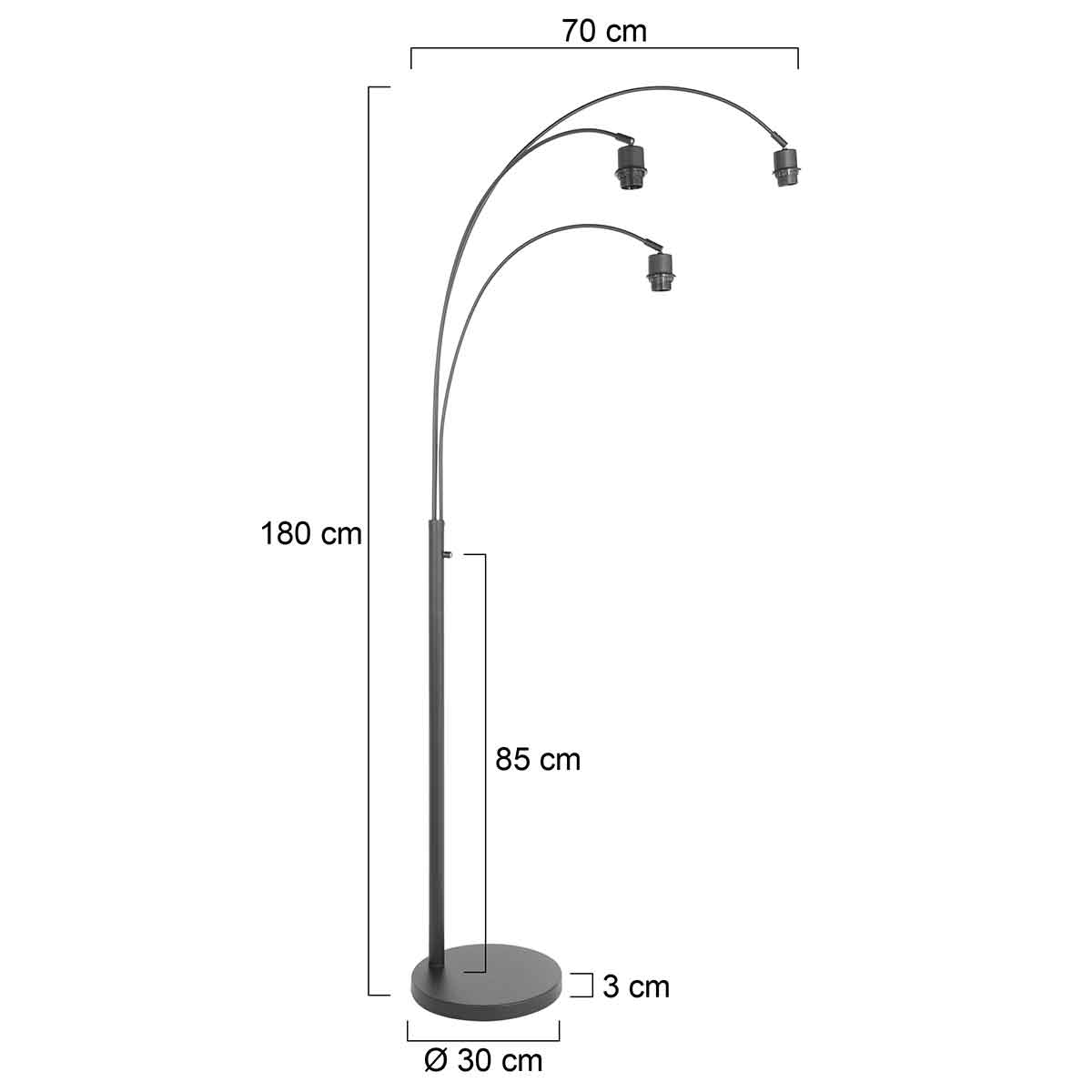 steinhauer-vloerlamp-sparkledlight-zwart-metaal-lossearmatuur-e27-3821zw-7