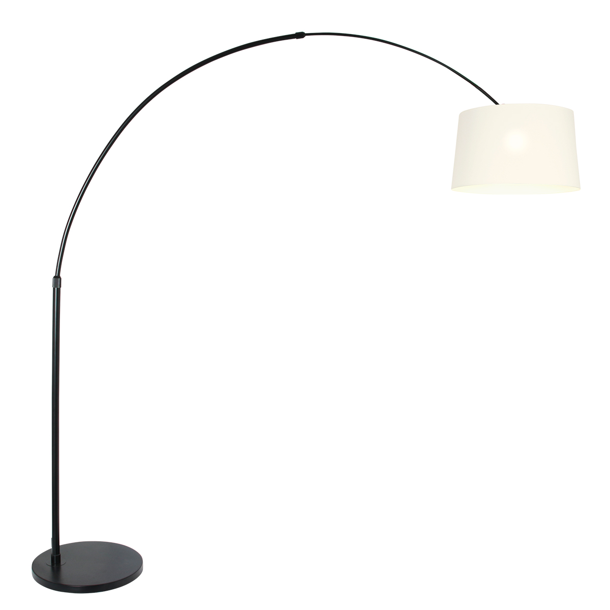 steinhauer-vloerlamp-sparkledlight-zwart-metaalstof-booglamp-e27-9828zw-1