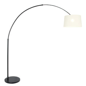 steinhauer-vloerlamp-sparkledlight-zwart-metaalstof-booglamp-e27-9829zw-1