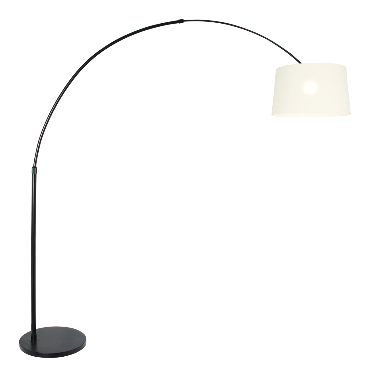 steinhauer-vloerlamp-sparkledlight-zwart-metaalstof-booglamp-e27-9829zw-1