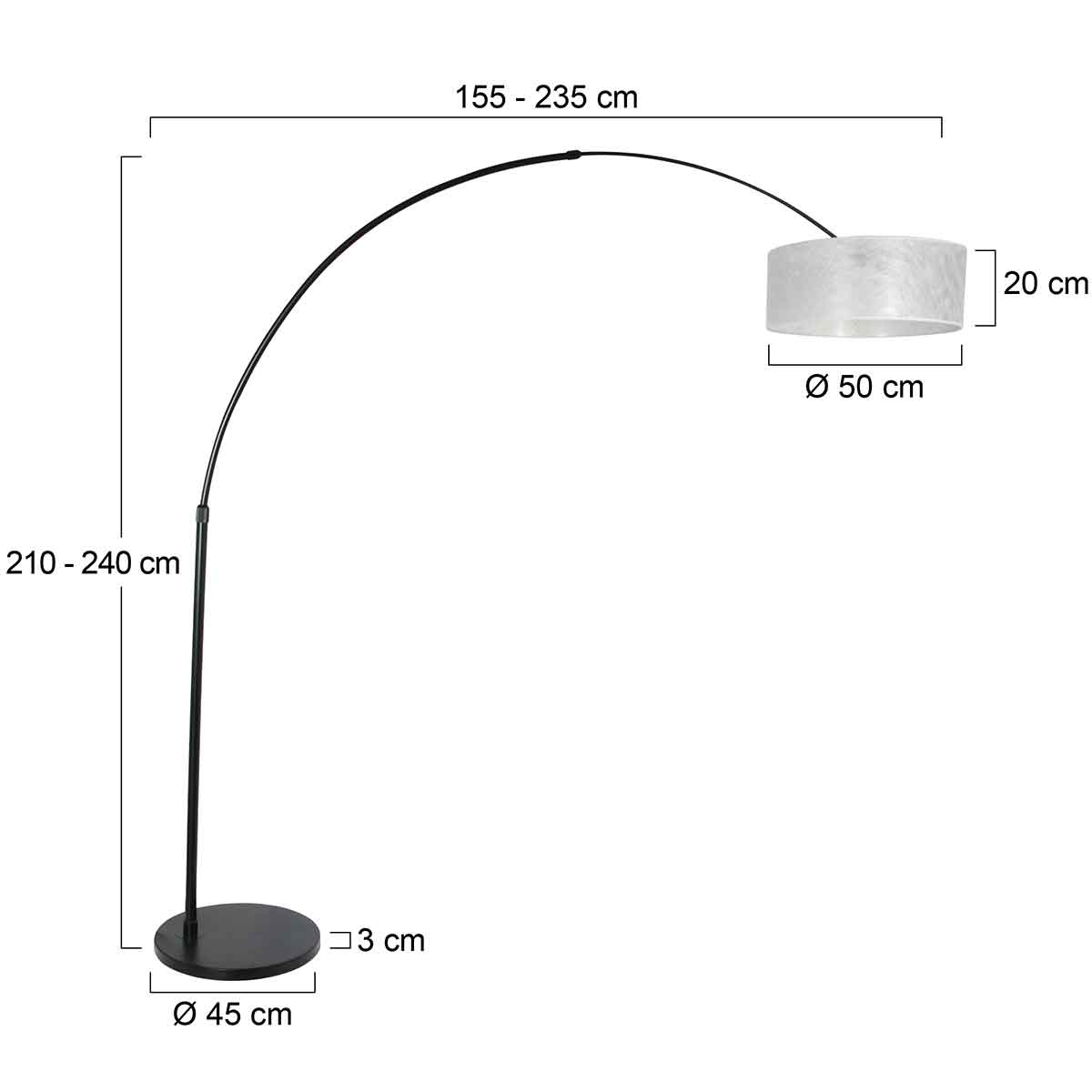 steinhauer-vloerlamp-sparkledlight-zwart-metaalstof-booglamp-e27-9833zw-7