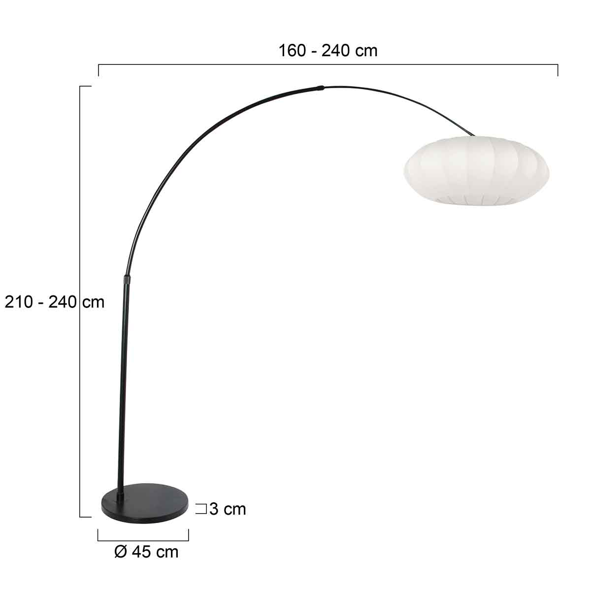steinhauer-vloerlamp-sparkledlight-zwart-metaaltextiel-booglamp-e27-3807zw-7