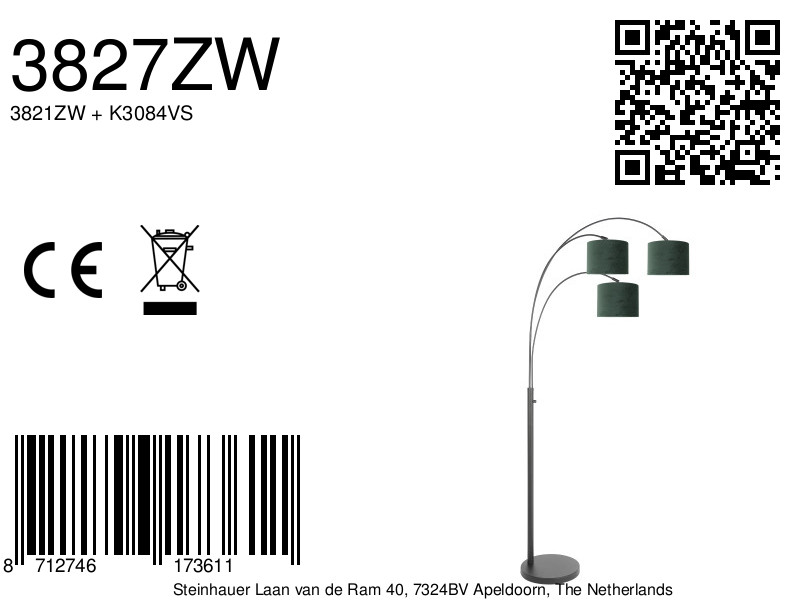 steinhauer-vloerlamp-sparkledlight-zwart-metaalveloursstof-booglamp-e27-3827zw-8a