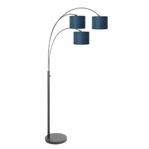 steinhauer-vloerlamp-sparkledlight-zwart-metaalveloursstof-booglamp-e27-3828zw-0