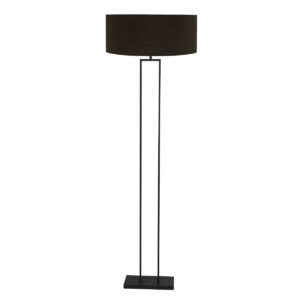 steinhauer-vloerlamp-stang-zwart-linnenmetaal-ø50cm-e27-3962zw-0