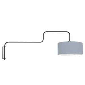 steinhauer-wandlamp-bloeba-blauwzwart-metaalstof-ø40cm-e27-4177zw-0