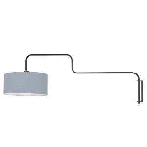 steinhauer-wandlamp-bloeba-blauwzwart-metaalstof-ø40cm-e27-4177zw-1