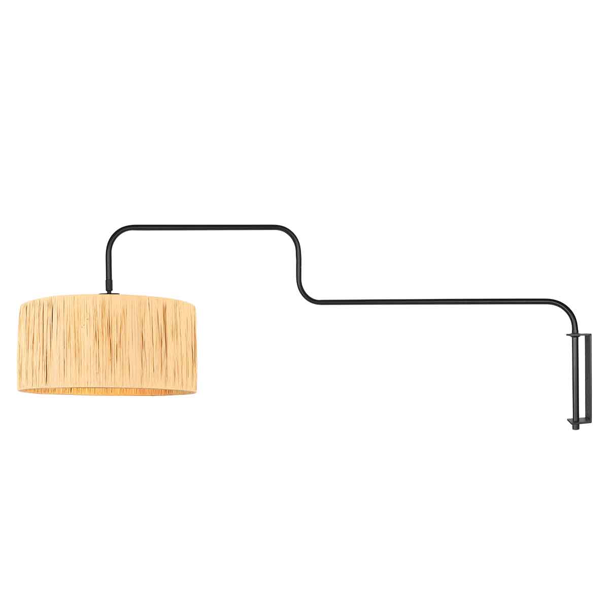 steinhauer-wandlamp-bloeba-naturelzwart-metaalzeegras-ø40cm-e27-4182zw-1