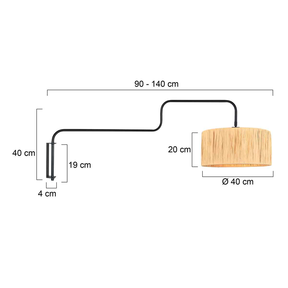 steinhauer-wandlamp-bloeba-naturelzwart-metaalzeegras-ø40cm-e27-4182zw-7