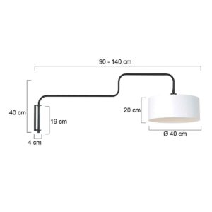 steinhauer-wandlamp-bloeba-witzwart-metaalstof-ø40cm-e27-4173zw-7