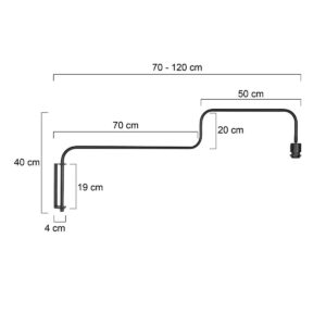 steinhauer-wandlamp-bloeba-zwart-metaal-lossearmatuur-e27-4142zw-7