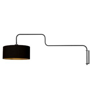 steinhauer-wandlamp-bloeba-zwart-metaalstof-ø40cm-e27-4172zw-1