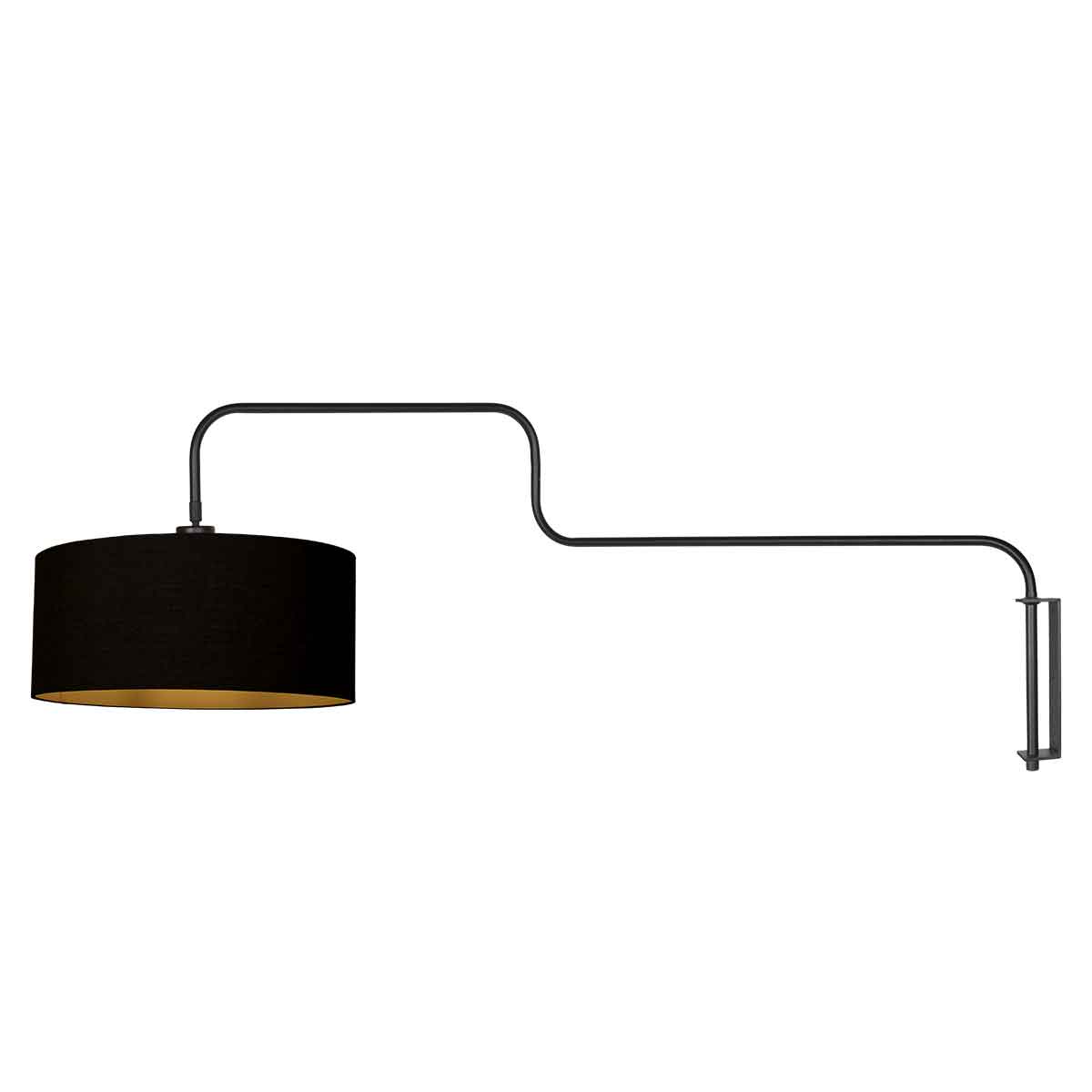 steinhauer-wandlamp-bloeba-zwart-metaalstof-ø40cm-e27-4172zw-1