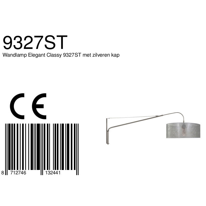 steinhauer-wandlamp-elegantclassy-staal-metaalstof-schemerlamp-e27-9327st-8a