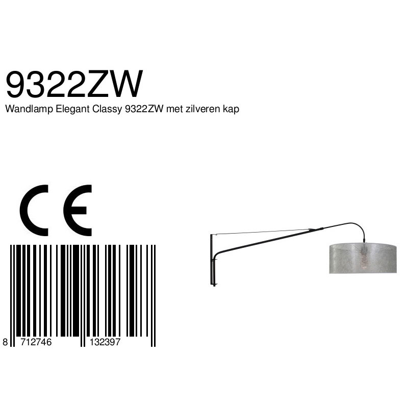 steinhauer-wandlamp-elegantclassy-zwart-metaalstof-schemerlamp-e27-9322zw-8a